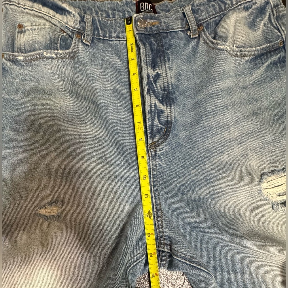 BDG Destructed Straight Vintage Wash Button Fly Baggy Denim Jeans Size33(35) - Picture 10 of 11